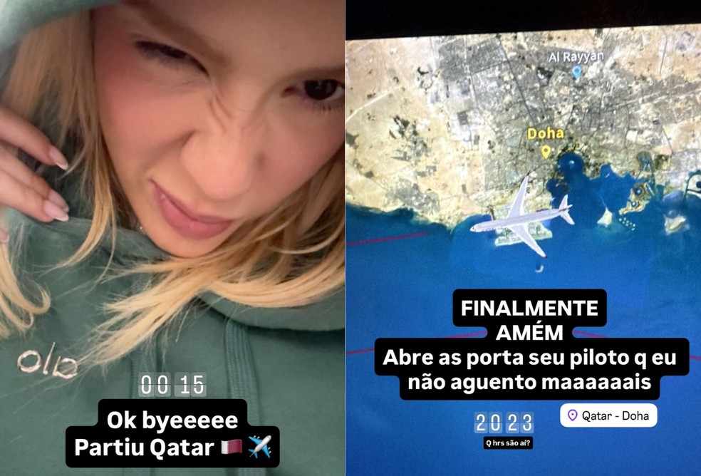 Karoline Lima viaja ao Catar para acompanhar Léo Pereira — Foto: Reprodução/Instagram