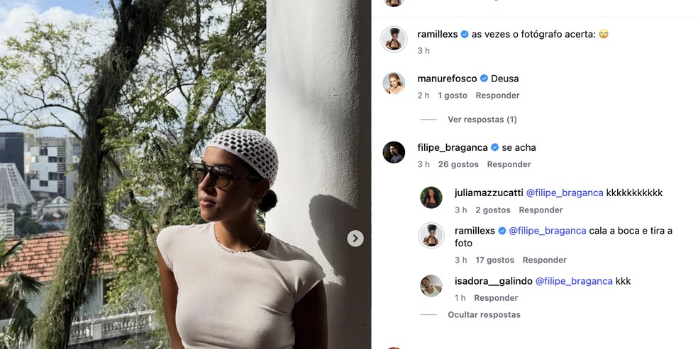 Filipe Bragança, o 'mozão do Brasil' de 'Coração Acelerado', vive affair com Ramille — Foto: Reprodução/Instagram