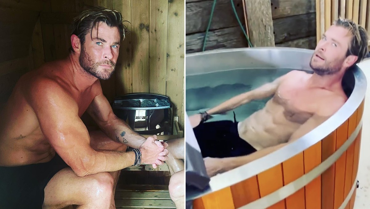 Chris Hemsworth atualiza os fãs sobre o tamanho de seu corpo em novo vídeo