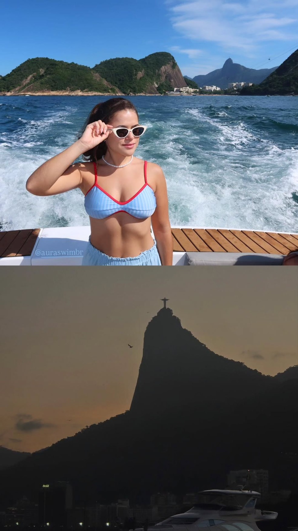 Maisa curte passeio de lancha com amigos — Foto: Reprodução/Instagram