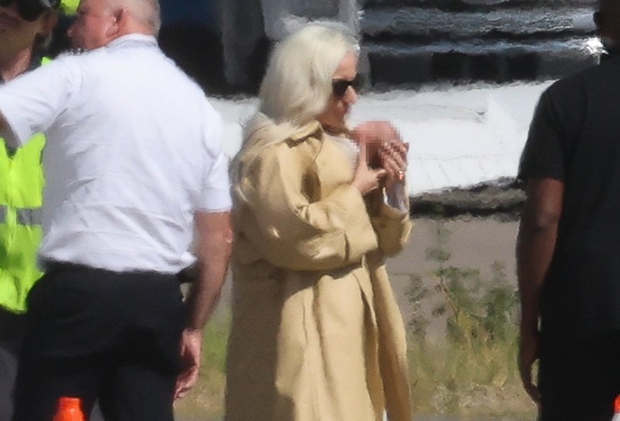 Lady Gaga e o filho