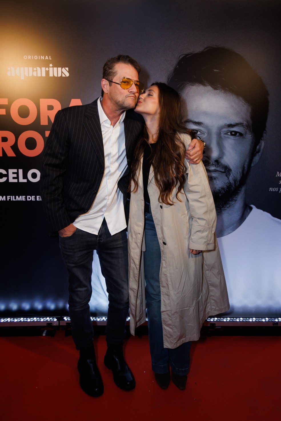 Marcelo Serrado e a filha, Catarina Mandelli — Foto: Patrícia Devoraes/ Brazil News