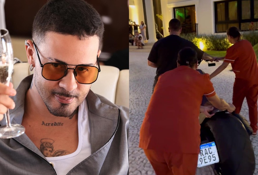 Carlinhos Maia devolve moto ganhada de Simone Mendes: 'Me dê um relógio'