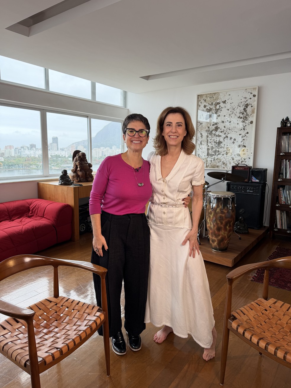 Fernanda Torres e Sandra Annenberg — Foto: Lethicia Amâncio/Globo