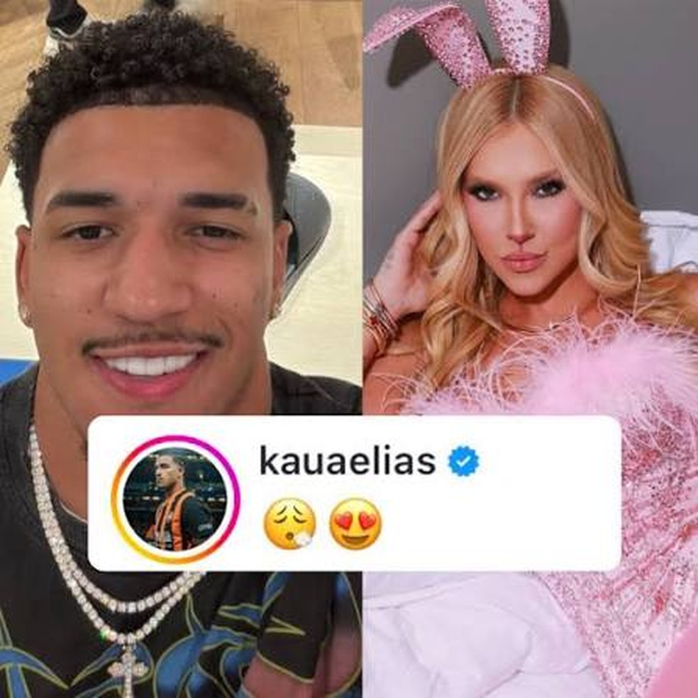 Quem é Kauã Elias, jogador milionário de 20 anos que comentou foto de Virginia Fonseca? — Foto: Reprodução/Instagram