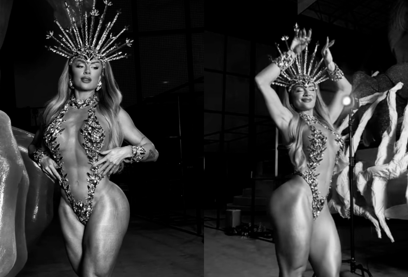 Juju Salimeni exibe supercoxas em body cavado: 'Carnaval da Juju começou'