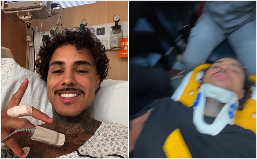 MC Livinho posta em hospital após acidente