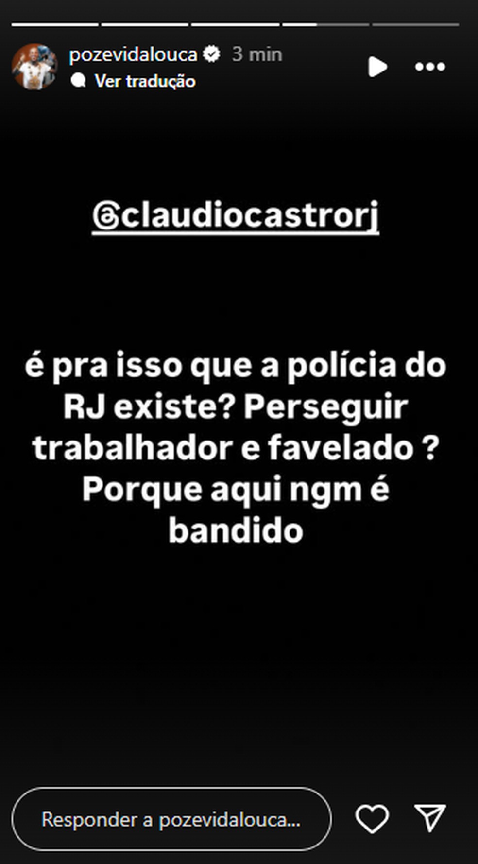 Post de Vivi Noronha &mdash; Foto: Reprodu&ccedil;&atilde;o/Instagram