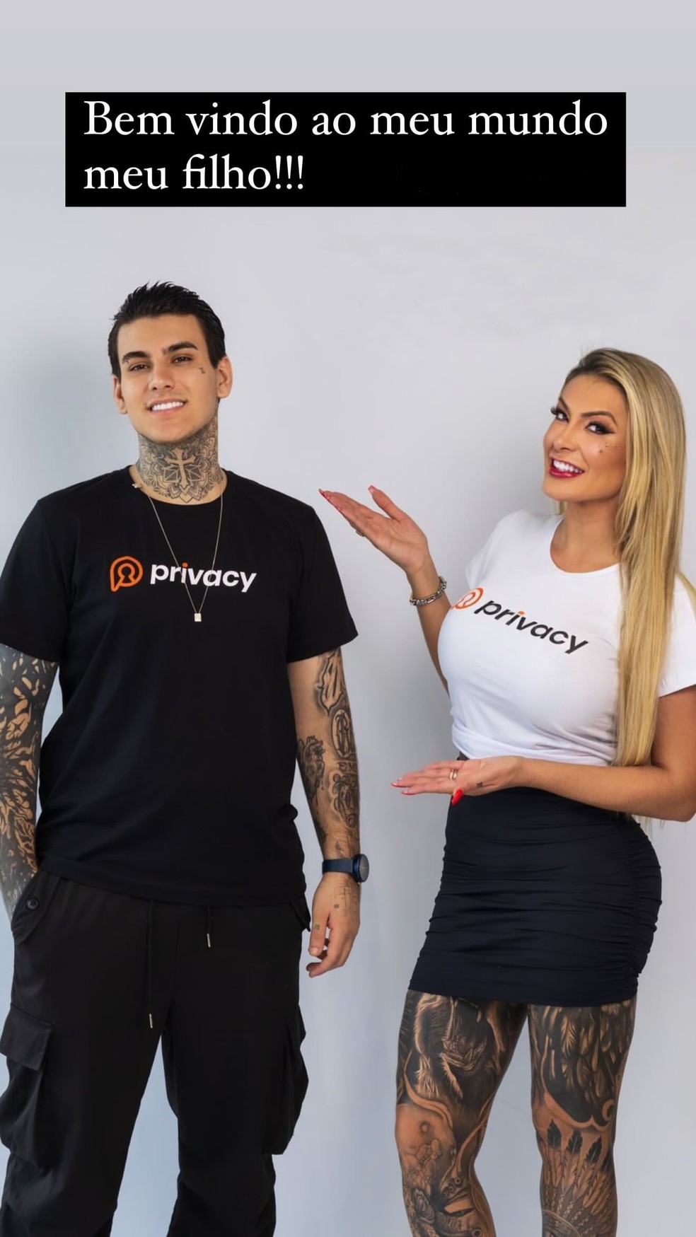 Arthur Urach e Andressa Urach — Foto: Reprodução/Instagram
