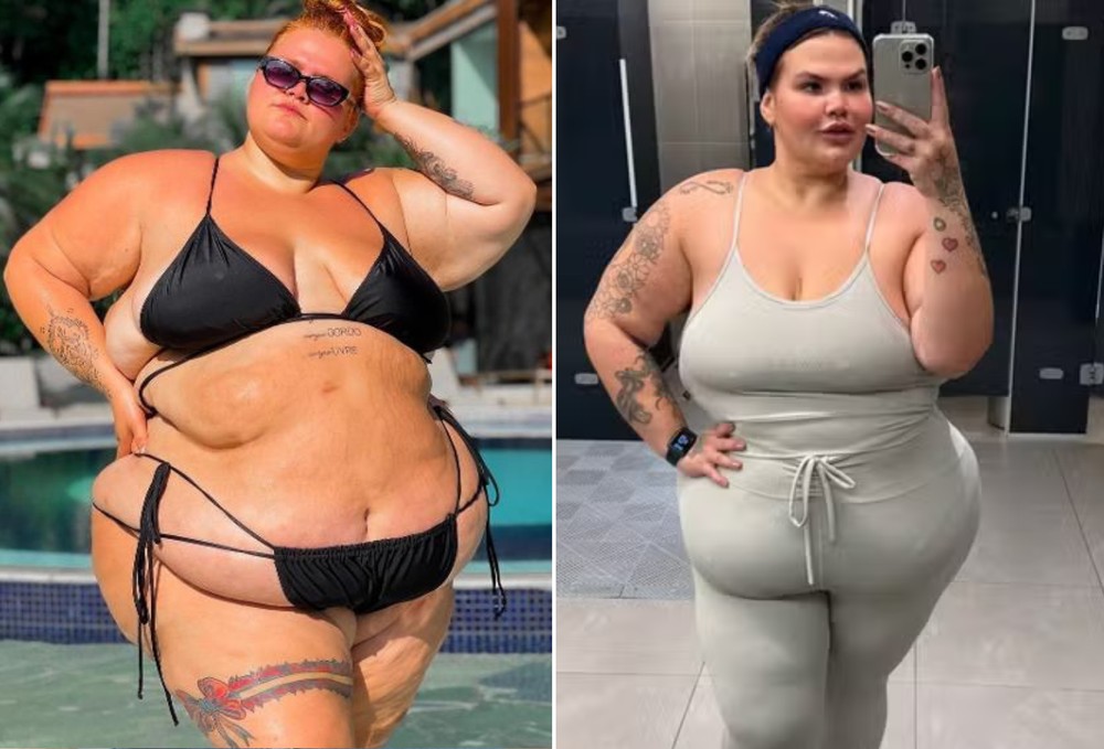 Thais Carla revela novo número de roupa após emagrecer mais de 50 kg ...