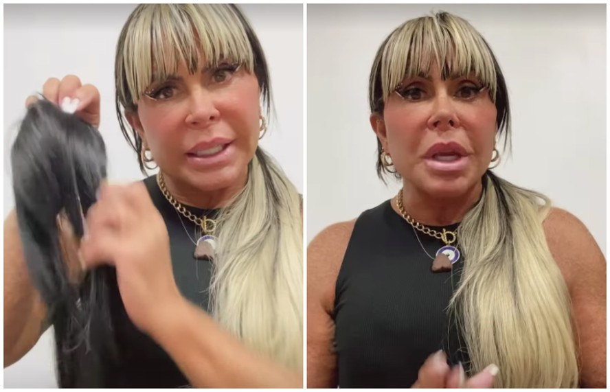 Gretchen rebate críticas ao novo visual e defende cabeleireira: #39 Eu que