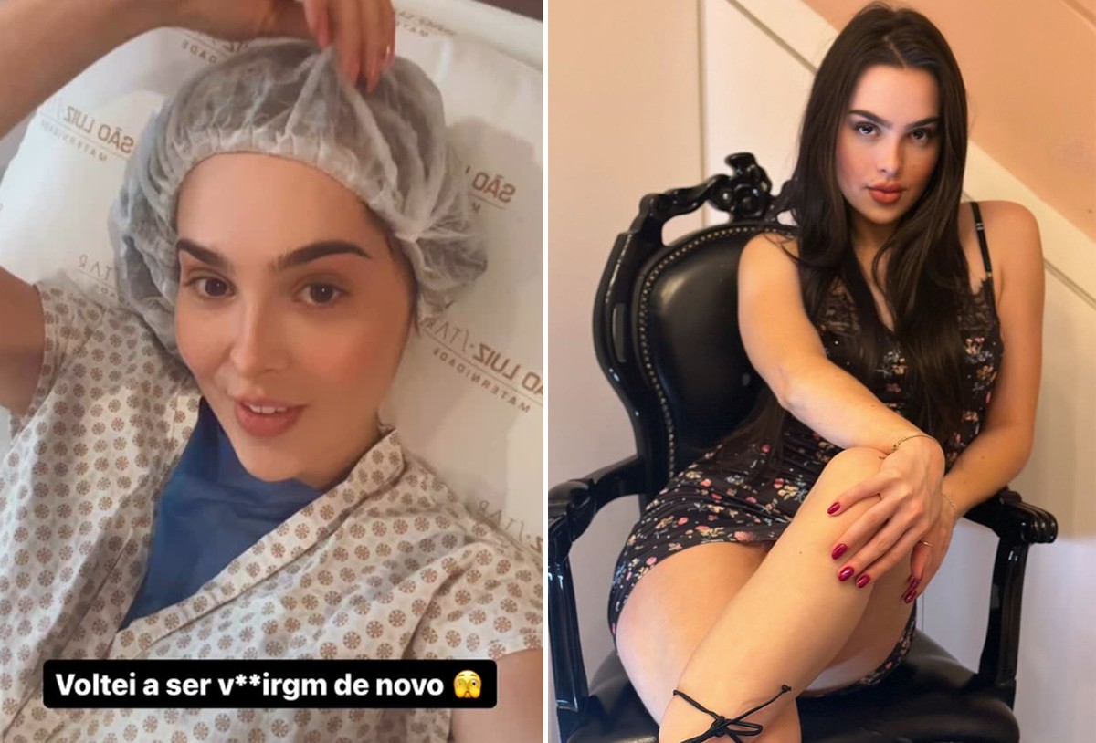 Musa do OnlyFans faz ninfoplastia e reconstrução do hímen: Voltei a ser  virgem; vídeos