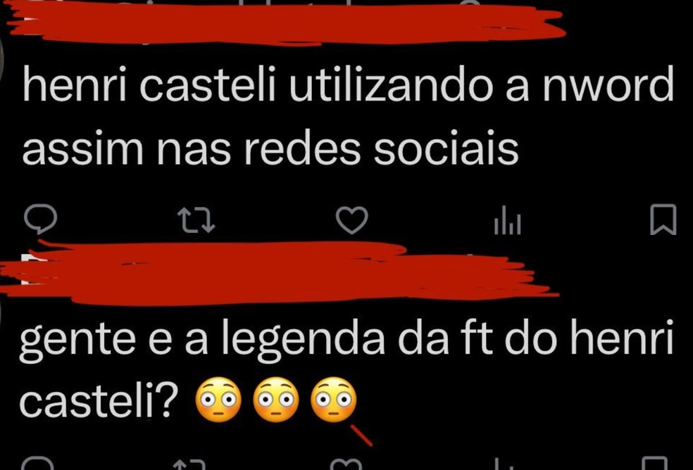 Henri Castelli é criticado por uso de termo racista em publicação nas redes sociais — Foto: Reprodução/Instagram