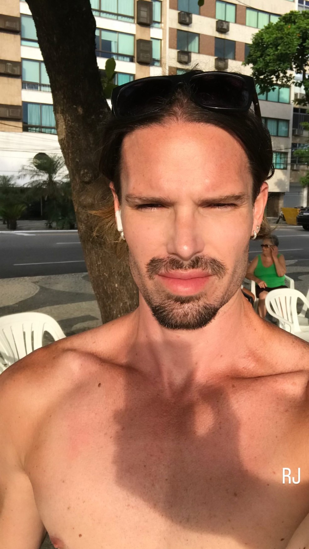 Jônatas Faro posta fotos em passeio de bike — Foto: Reprodução/Instagram