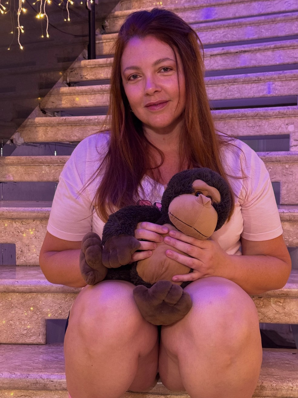 Arianna Nutt antes de perder 30 kg — Foto: Reprodução/Instagram