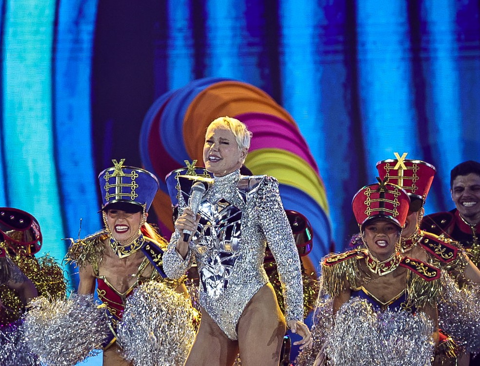 Xuxa faz primeiro show de despedida da nave em São Paulo — Foto: Tomzé Fonseca/ Agnews