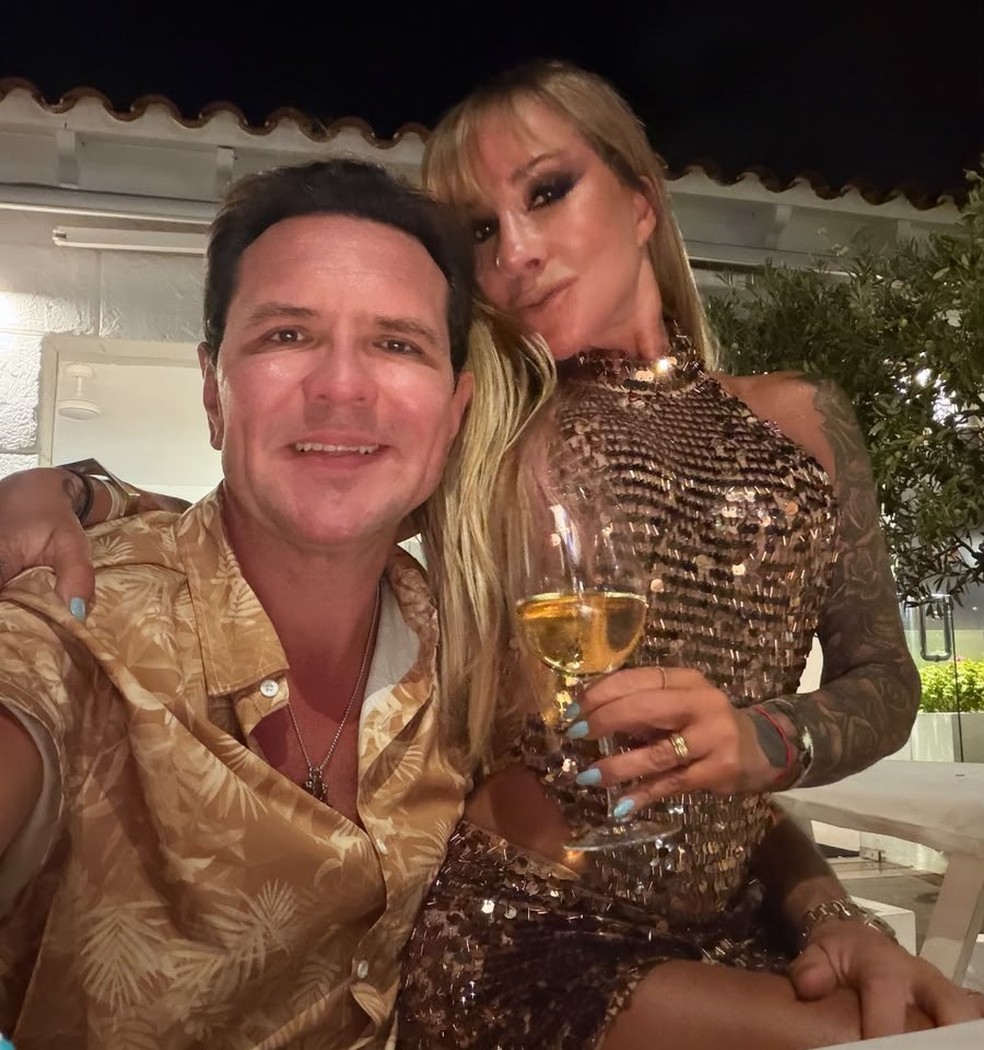 Vivi Fernandez e o marido, Marcelo Toledo &mdash; Foto: Divulga&ccedil;&atilde;o
