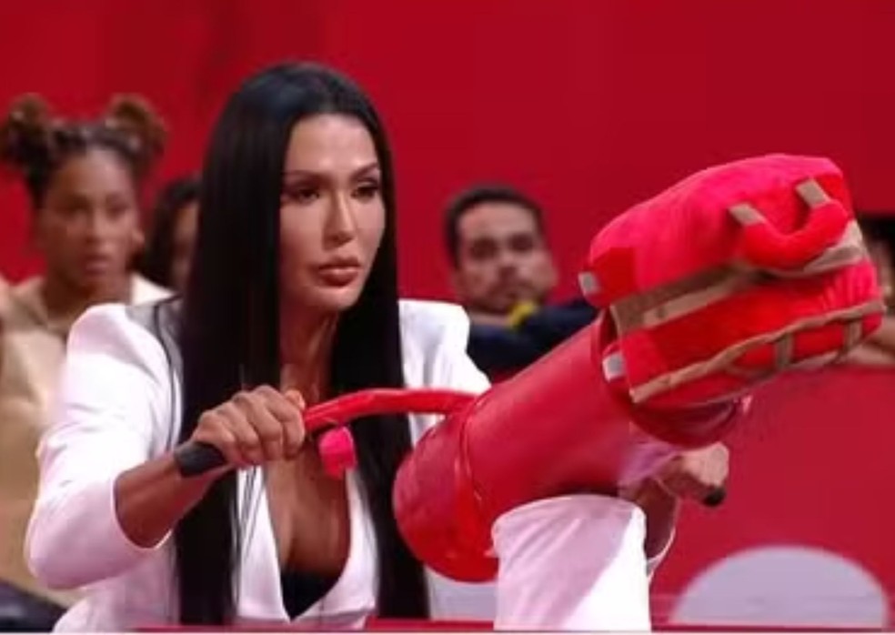 Gracyanne Barbosa vence a Prova Bate-Volta — Foto: Reprodução | Globoplay