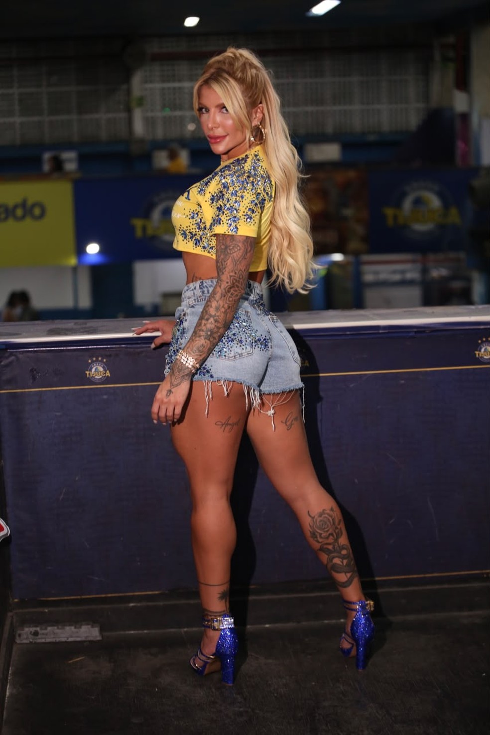 Nicole Fagundes, musa da Unidos da Tijuca — Foto: Divulgação