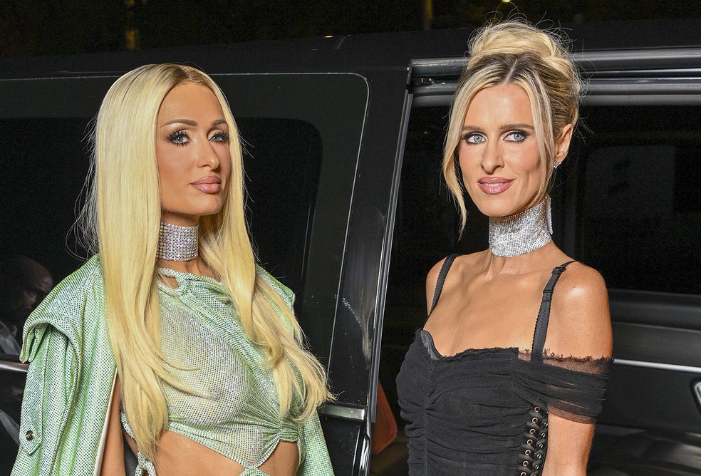 Paris Hilton e a irmã, Nicky Hilton — Foto: The Grosby Group