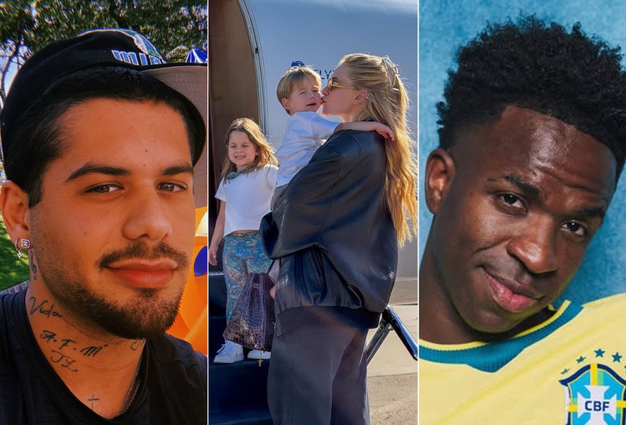 Em meio a boatos de término com Vini Jr, Virginia viaja com filhos para reencontrar o ex-marido, Zé Felipe