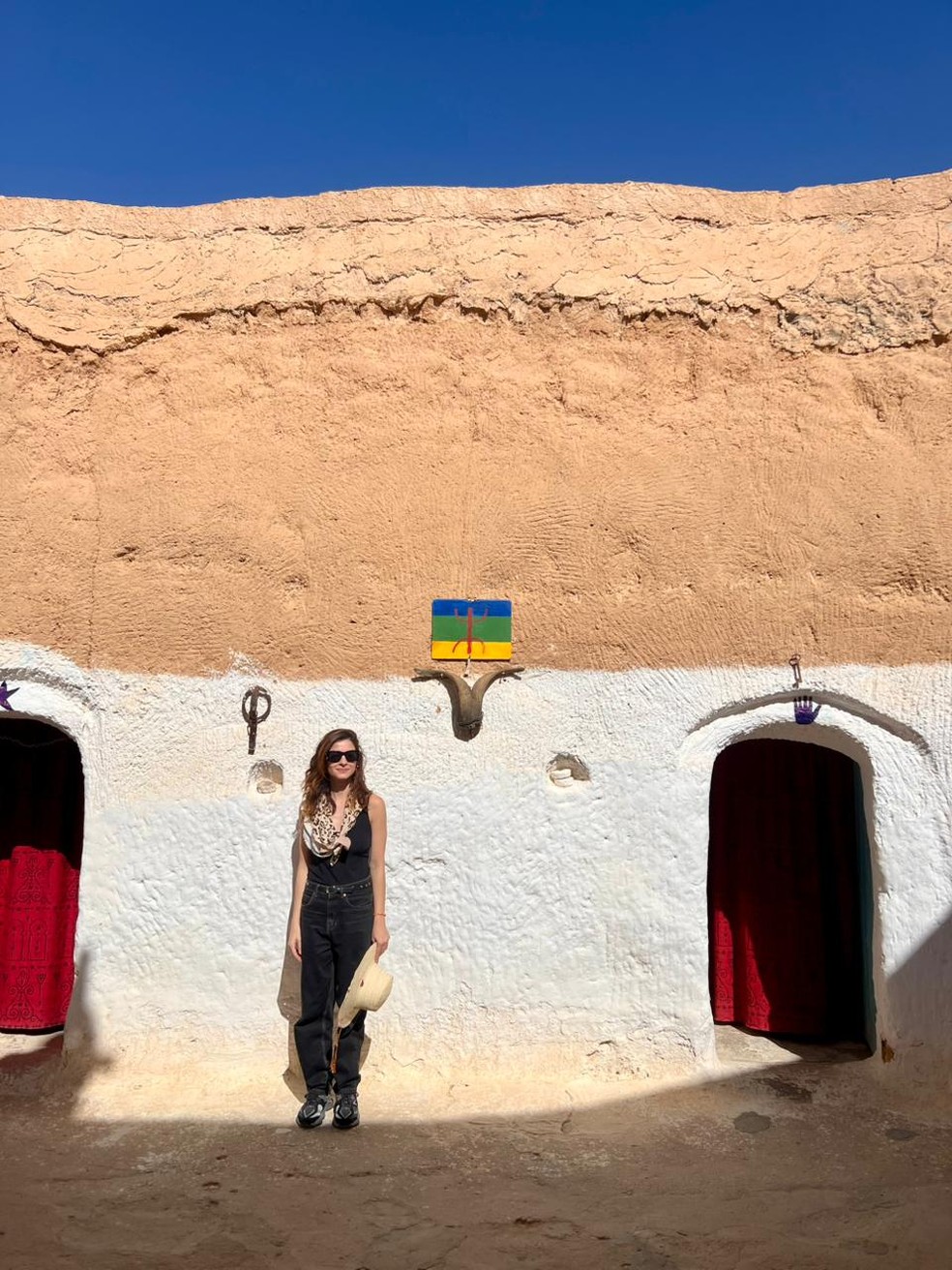 Giselle Batista na Tunísia — Foto: Acervo pessoal