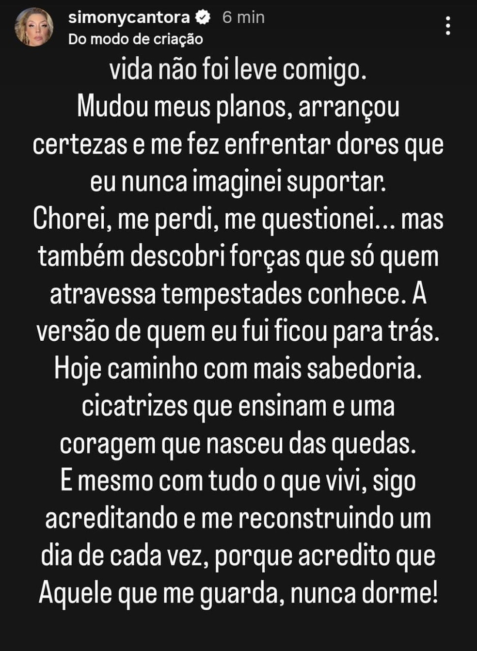 Simony — Foto: Reprodução/Instagram