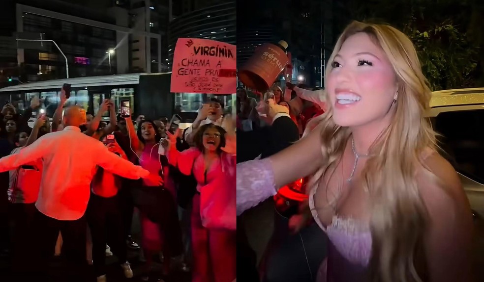 Mari Menezes se emocionou em festa de Virginia  — Foto: Reprodução/Instagram