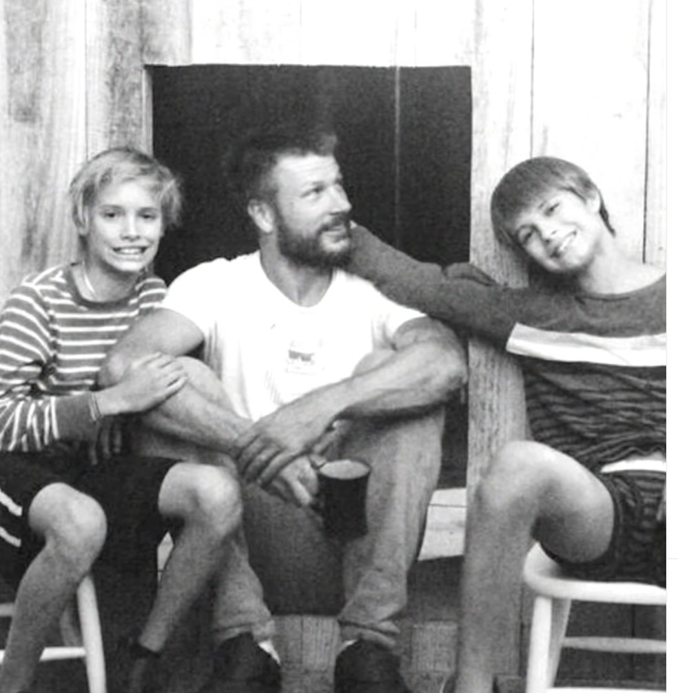 Rodrigo Hilbert com os filhos — Foto: Reprodução/Instagram