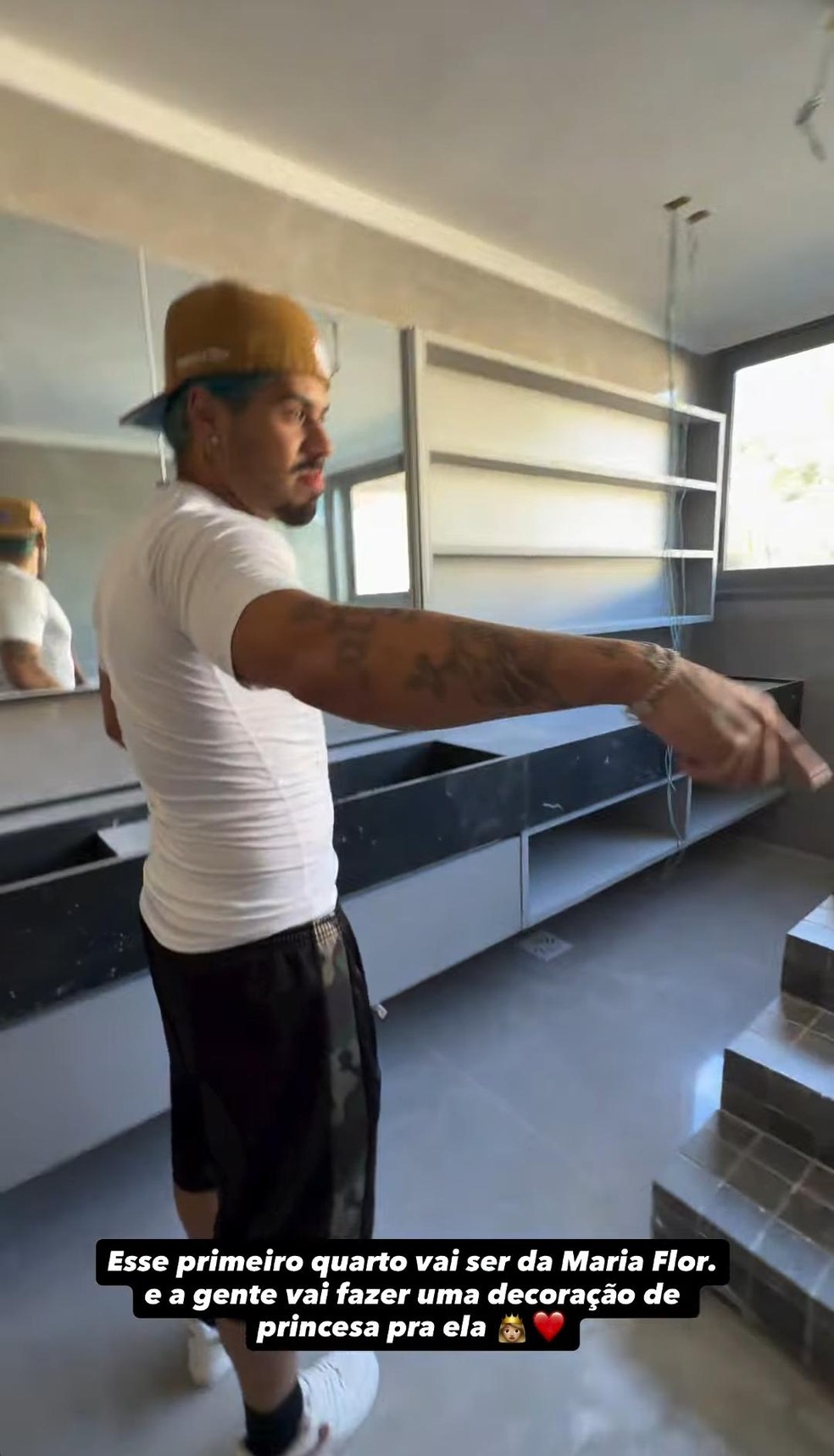 Zé Felipe mostra cômodos da nova mansão — Foto: reprodução/Instagram