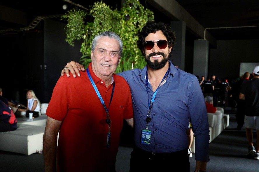 Renato Góes e o pai, José