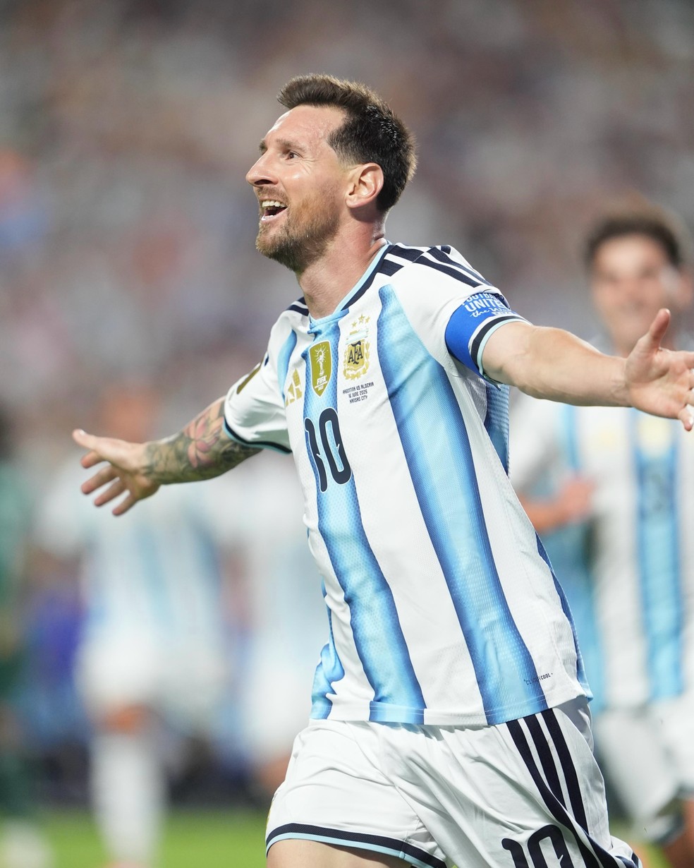 Lionel Messi é o maior jogador da história da seleção argentina — Foto: Reprodução | Instagram