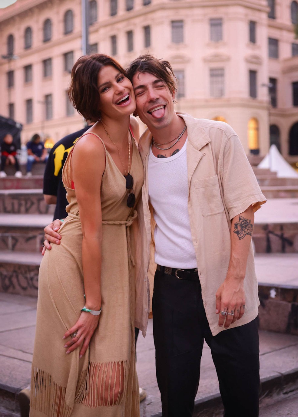 Isabeli Fontana e Di Ferrero — Foto: Manu Scarpa