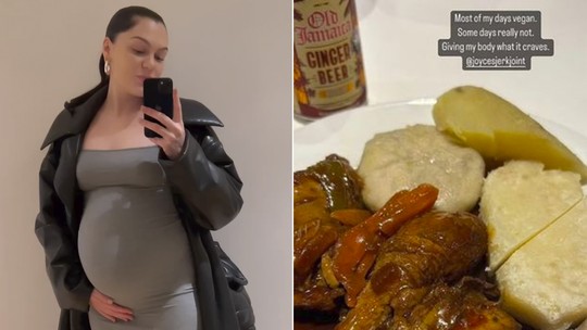 Vegana há anos, Jessie J admite desejo de comer carne na gravidez