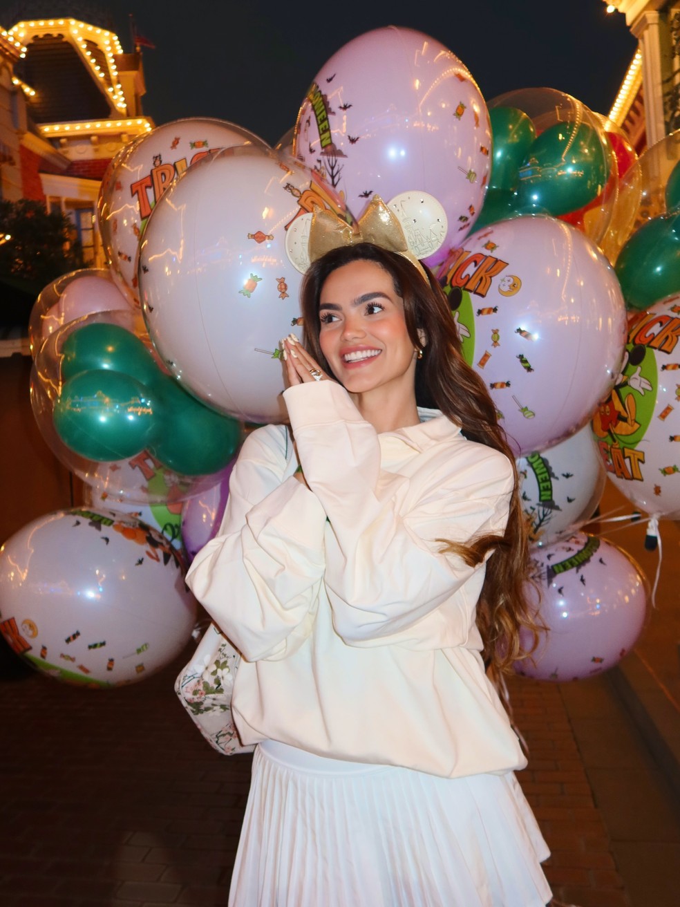 Suzanna Freitas comemora aniversário de 26 anos em festa de Halloween da Disney — Foto: Reprodução | Instagram