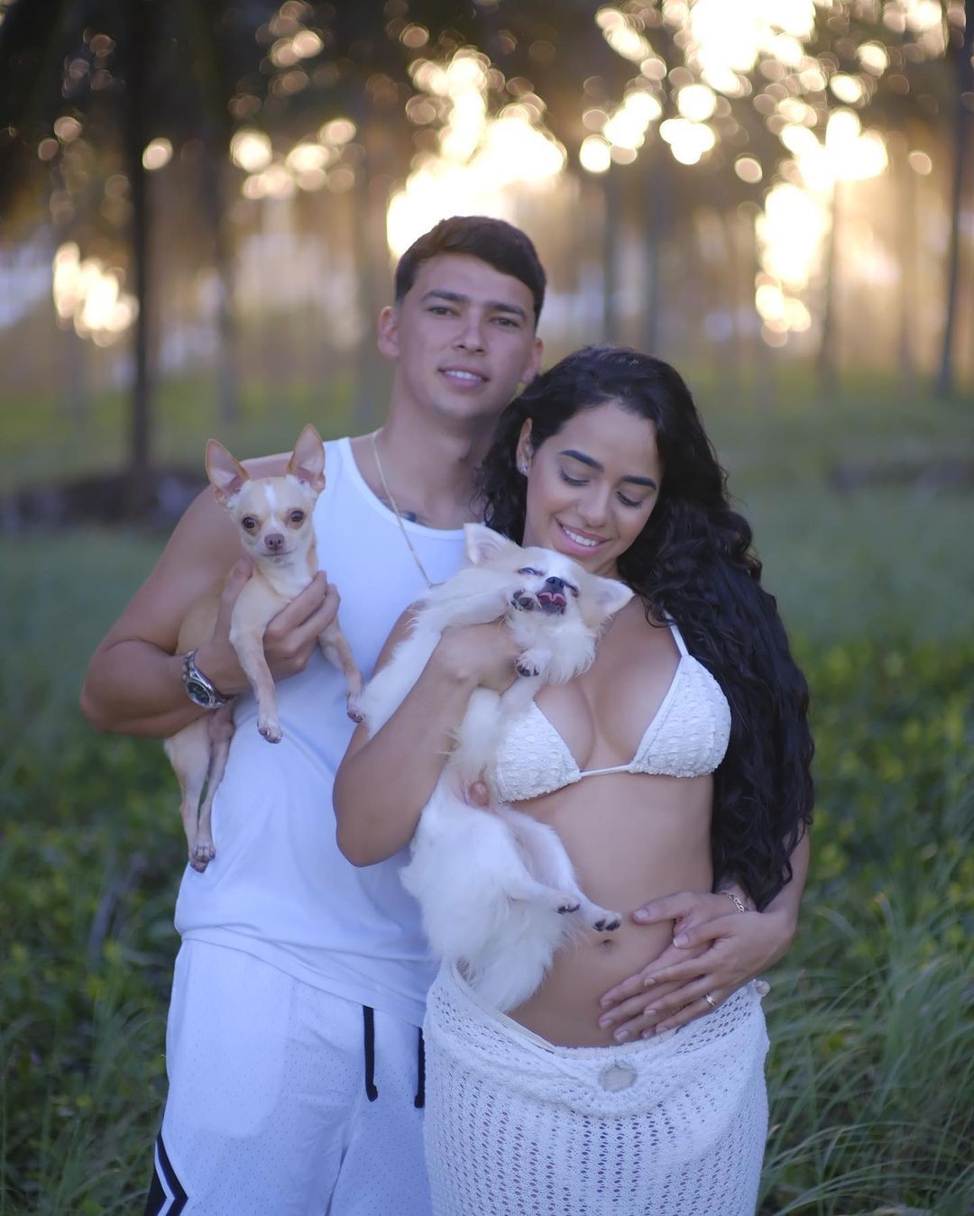 Mirella Santos e Gabriel Farias anunciaram primeira gravidez — Foto: Reprodução/Instagram