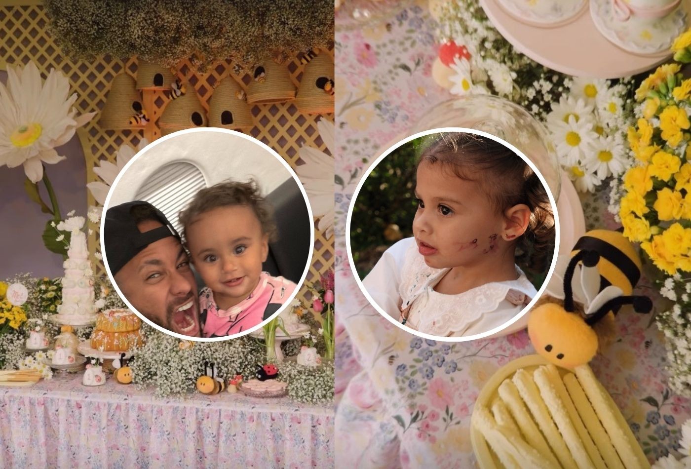 Bruna Biancardi faz festa conjunta para Mel, sua filha com Neymar, e Helena, que ele teve com Amanda Kimberlly