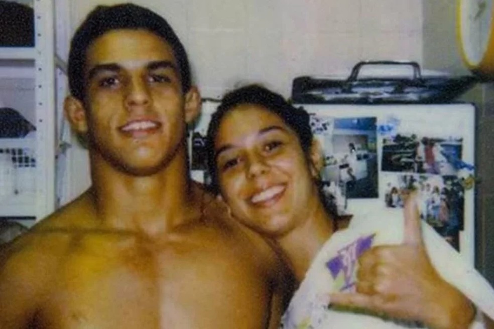 Vitor Belfort e a irmã, Priscila, desaparecida desde 2004 — Foto: Reprodução