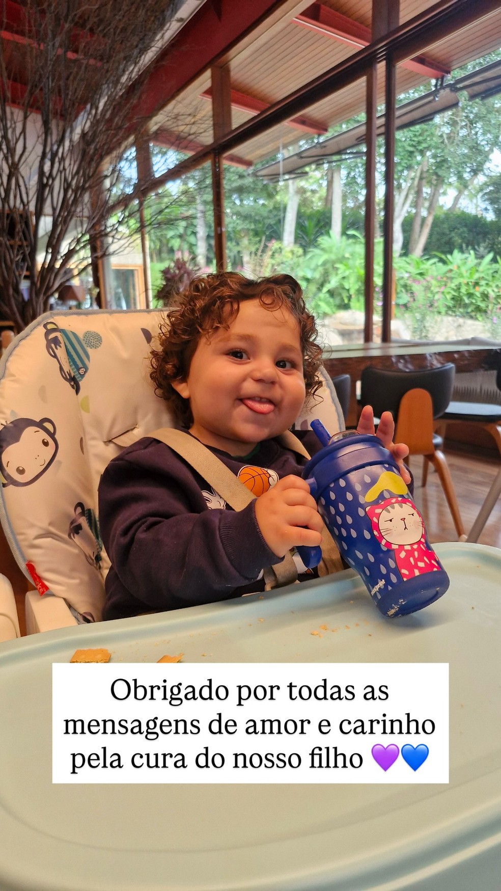 Ravi, filho de Eliezer e Viih Tube — Foto: Reprodução/Instagram
