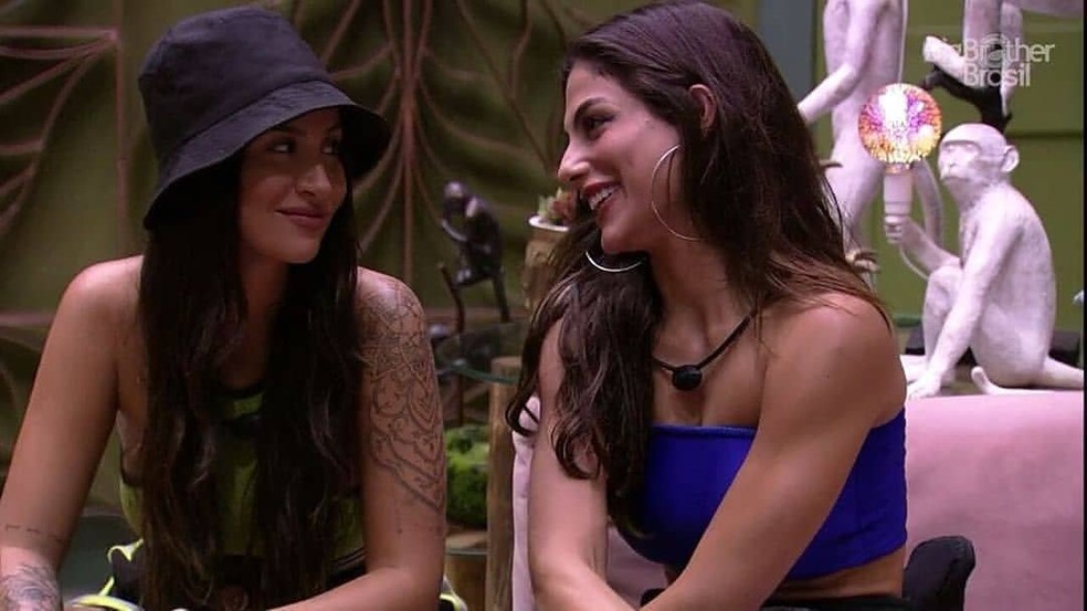 Bianca Andrade e Mari Gonzalez no BBB 20 — Foto: Reprodução / TV Globo