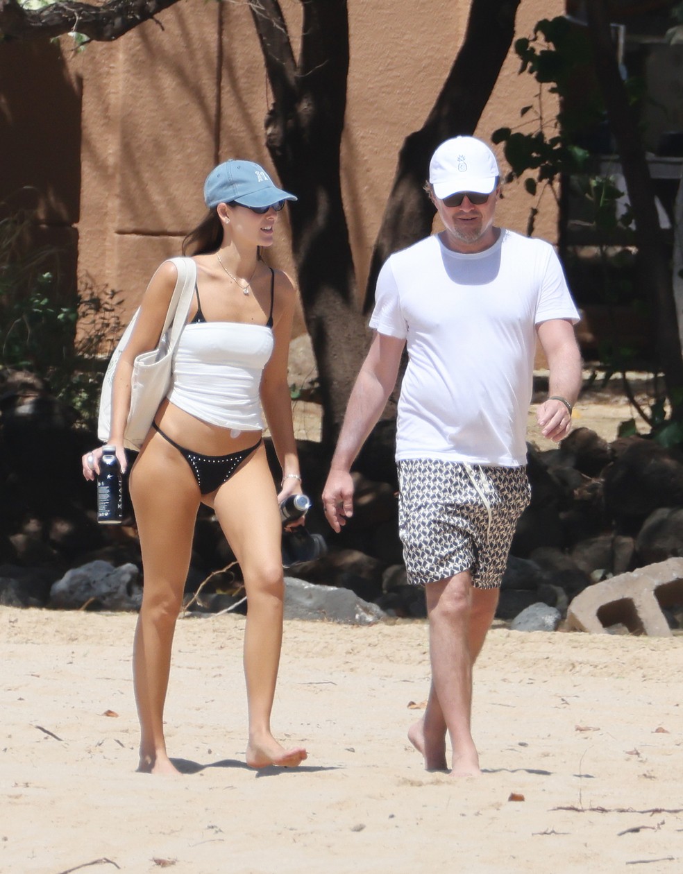 Vittoria Ceretti e Leonardo DiCaprio — Foto: The Grosby Group