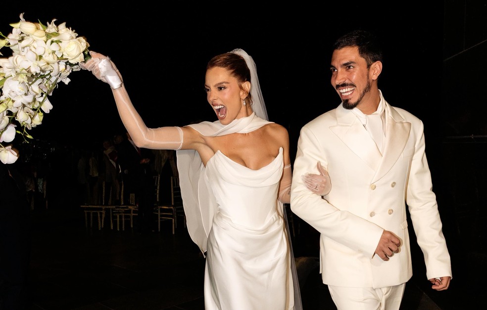 Casamento de Giovanna Lancellotti e Gabriel David — Foto: Anna Quast e Ricky Arruda