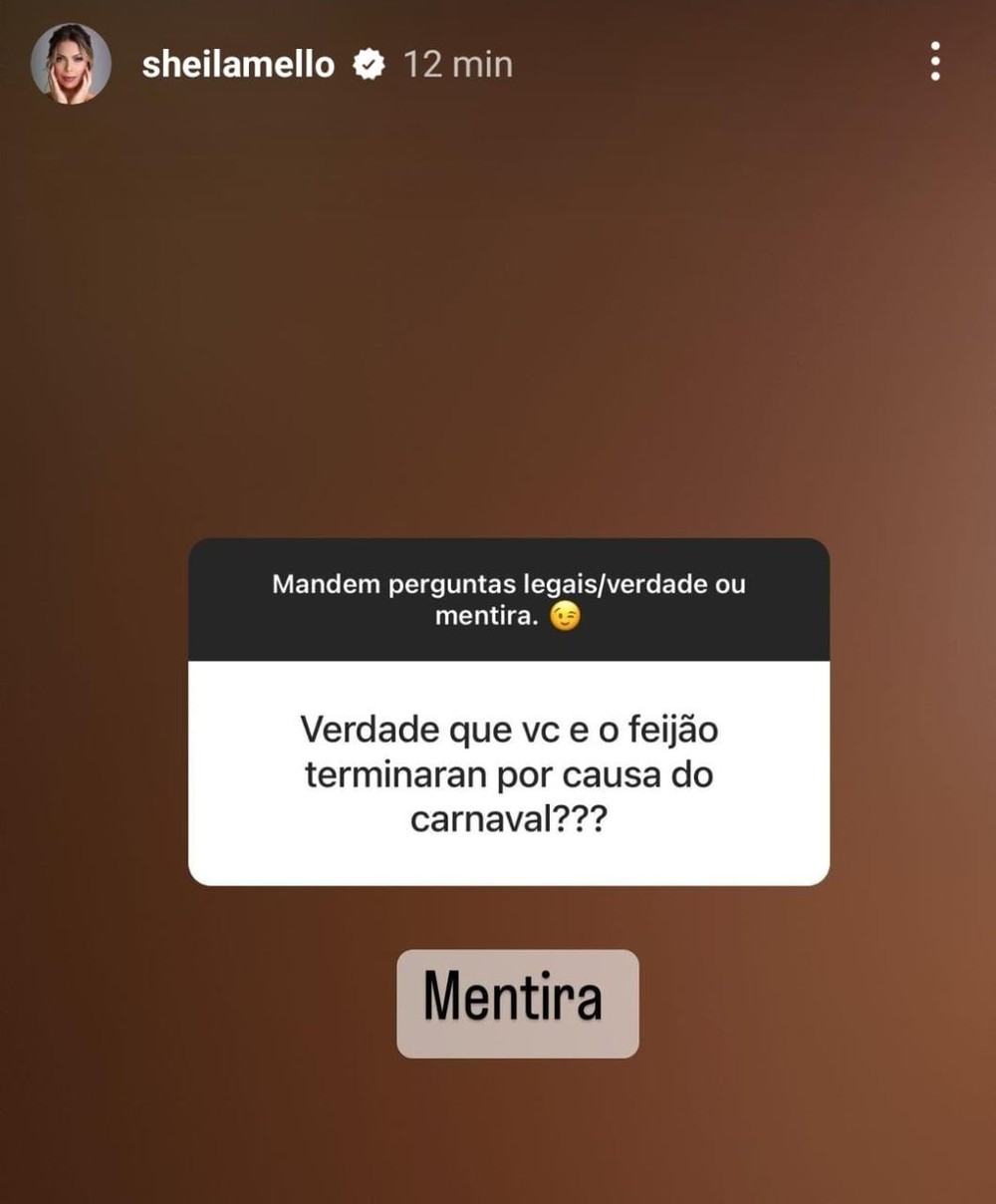 Sheila Mello responde pedido por OnlyFans e nega motivo de fim de namoro