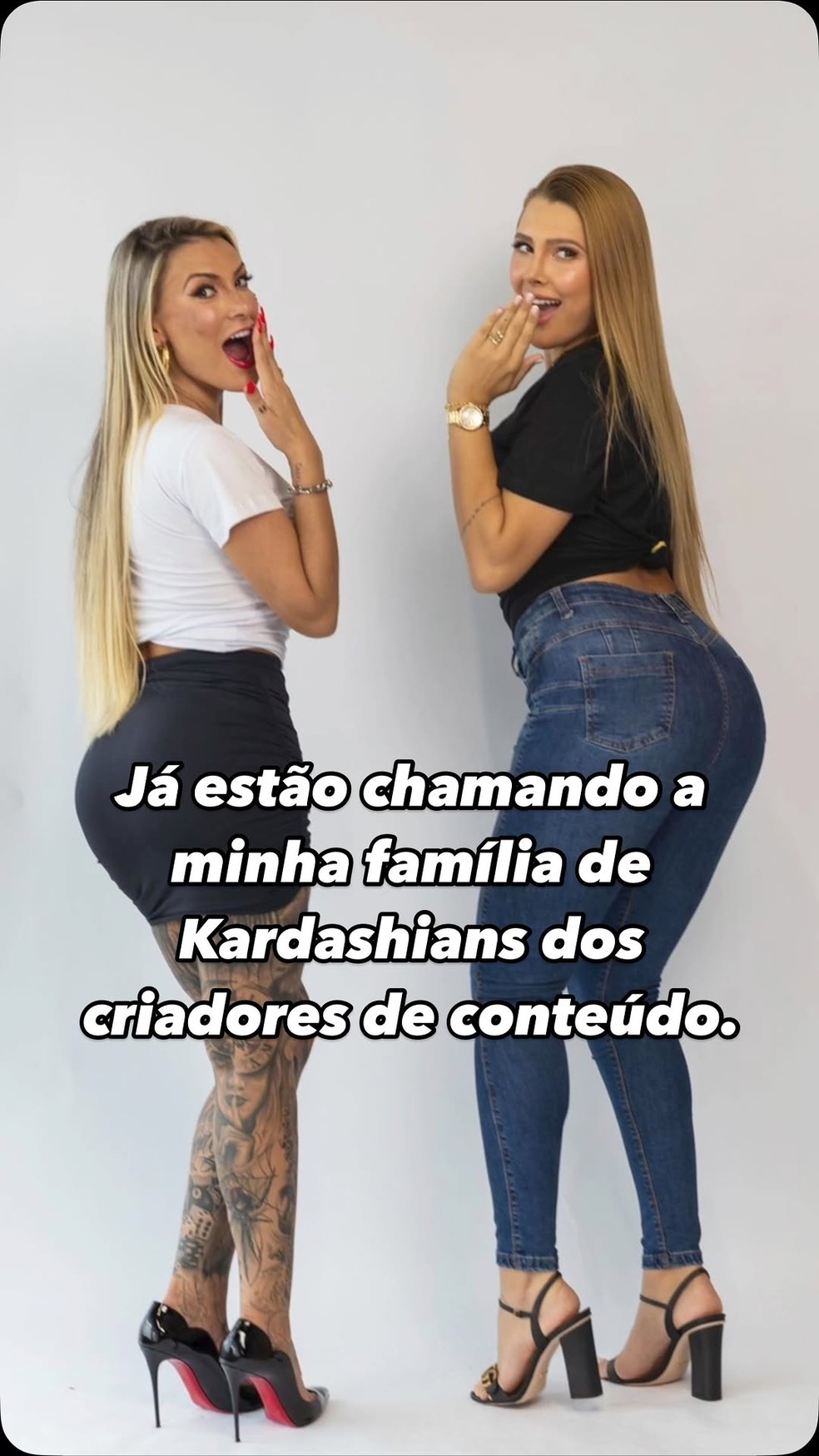 Andressa Urach e Gabi Ayala — Foto: Reprodução | Instagram