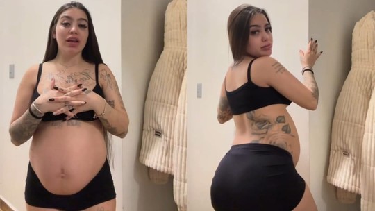 MC Mirella mostra mudanças no corpo após ganhar quase 20 kg em gravidez: 'Não sigo dieta'