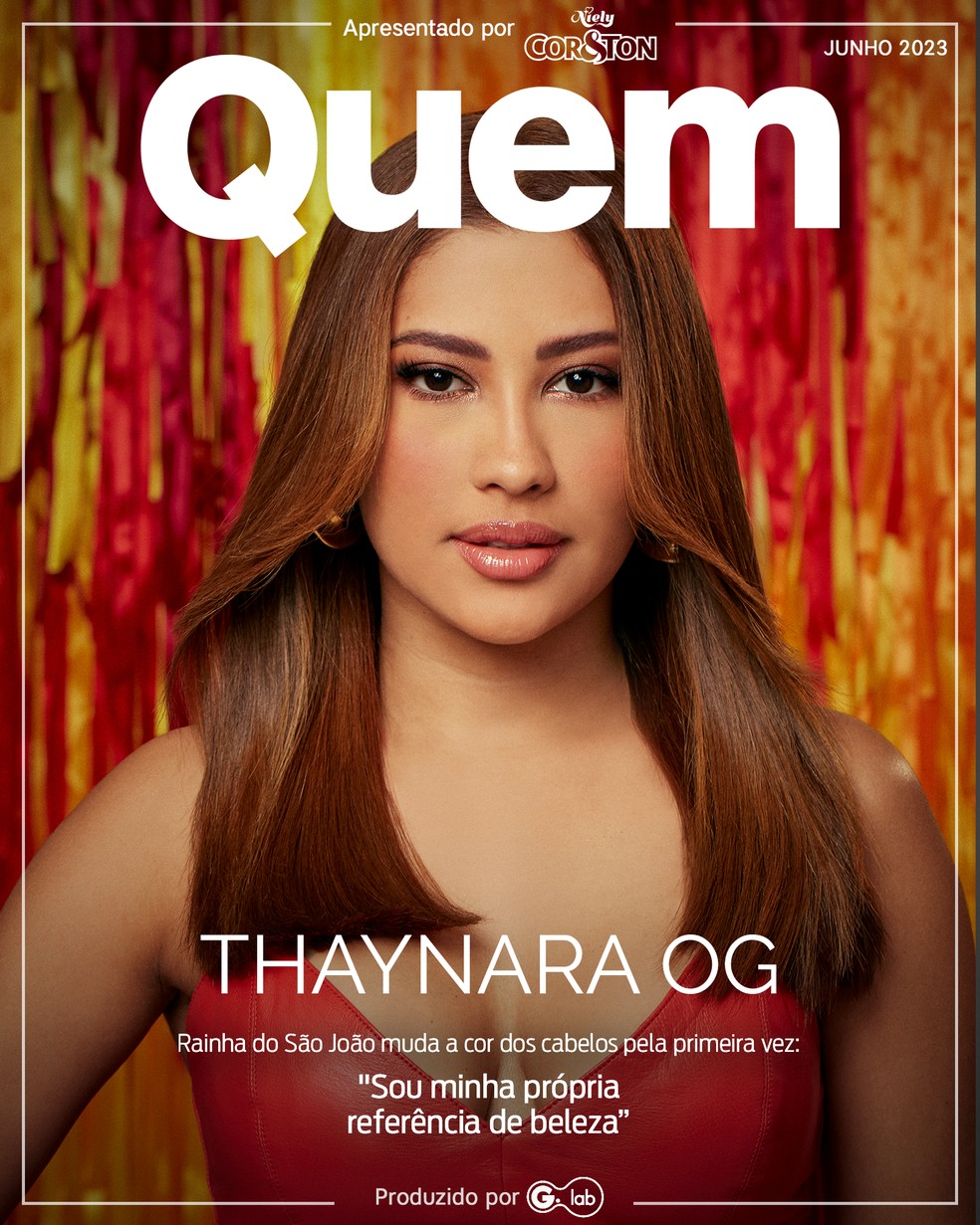 Thaynara OG é capa de Quem — Foto: Sher Santos
