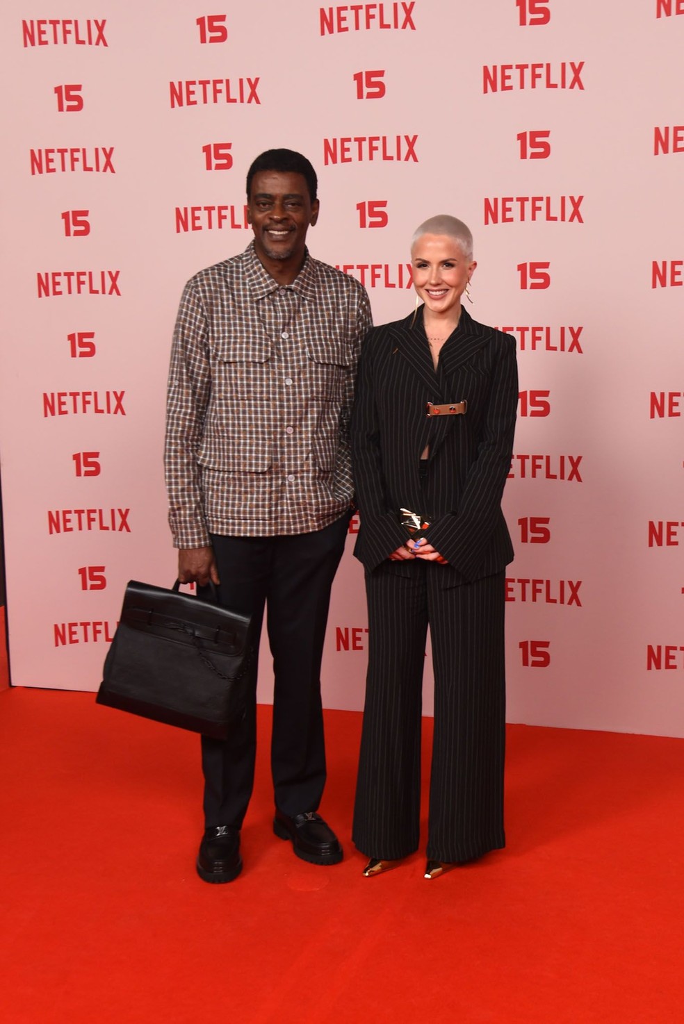 Seu Jorge e Karina Barbieri — Foto: Andy Santana/BrazilNews