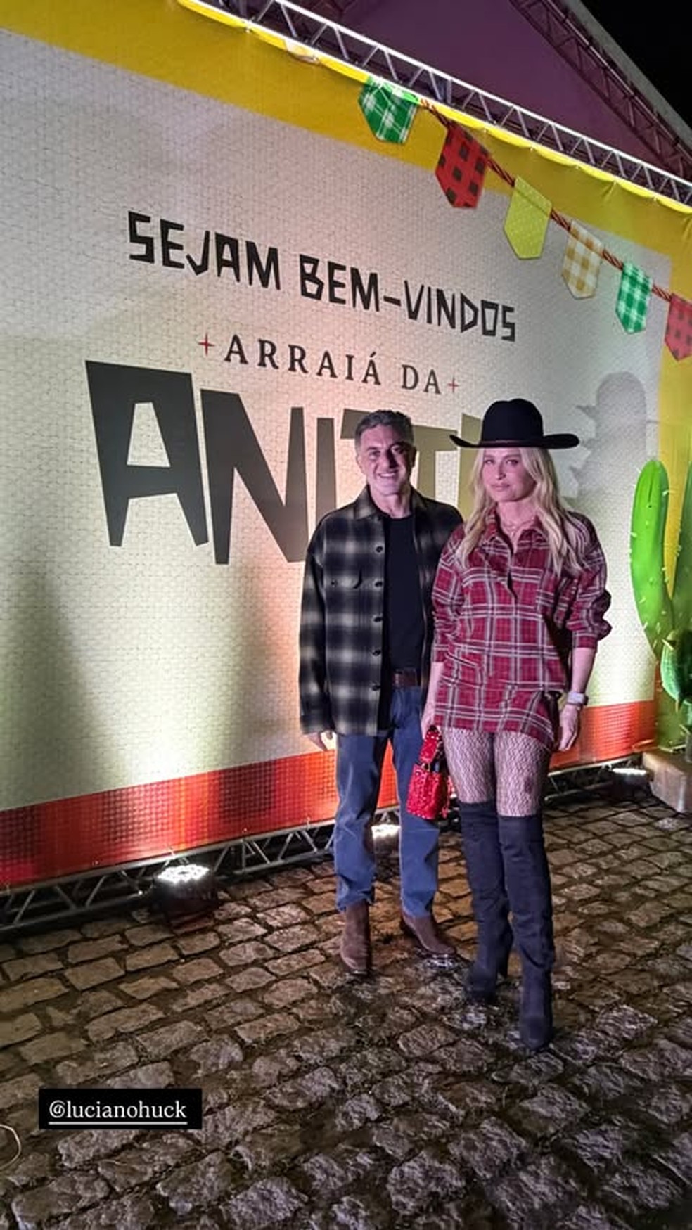 Angélica e Luciano Huck — Foto: Reprodução/Instagram