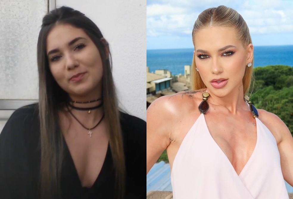 Antes e depois de Virginia Fonseca — Foto: Reprodução / Instagram