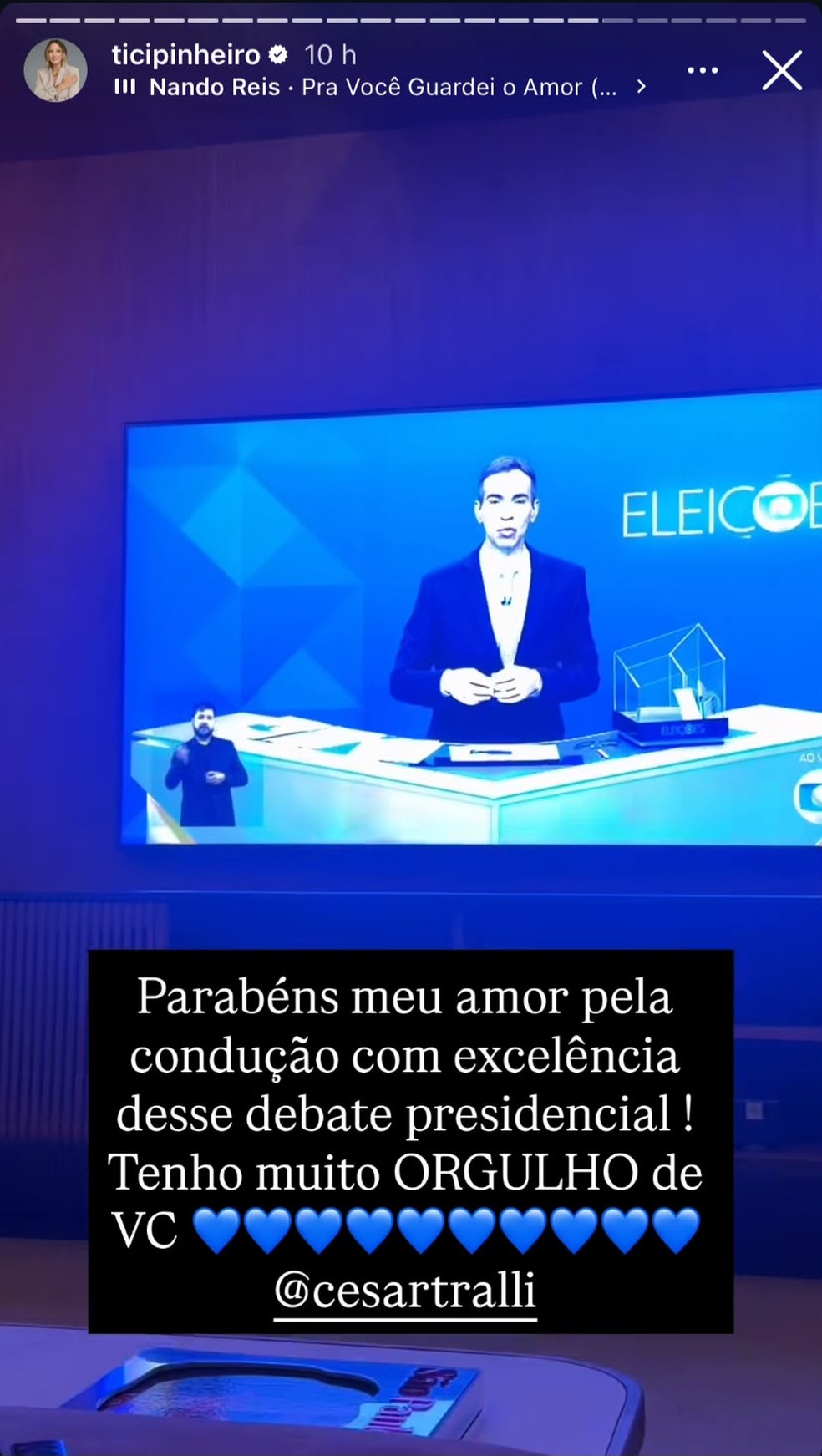 Post de Ticiane Pinheiro — Foto: Reprodução | Instagram